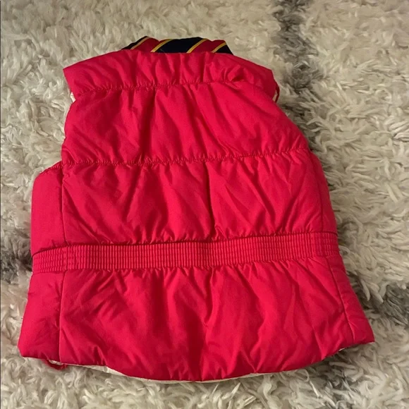 Pink Puffer Vest with Logo - Picture 3 of 7